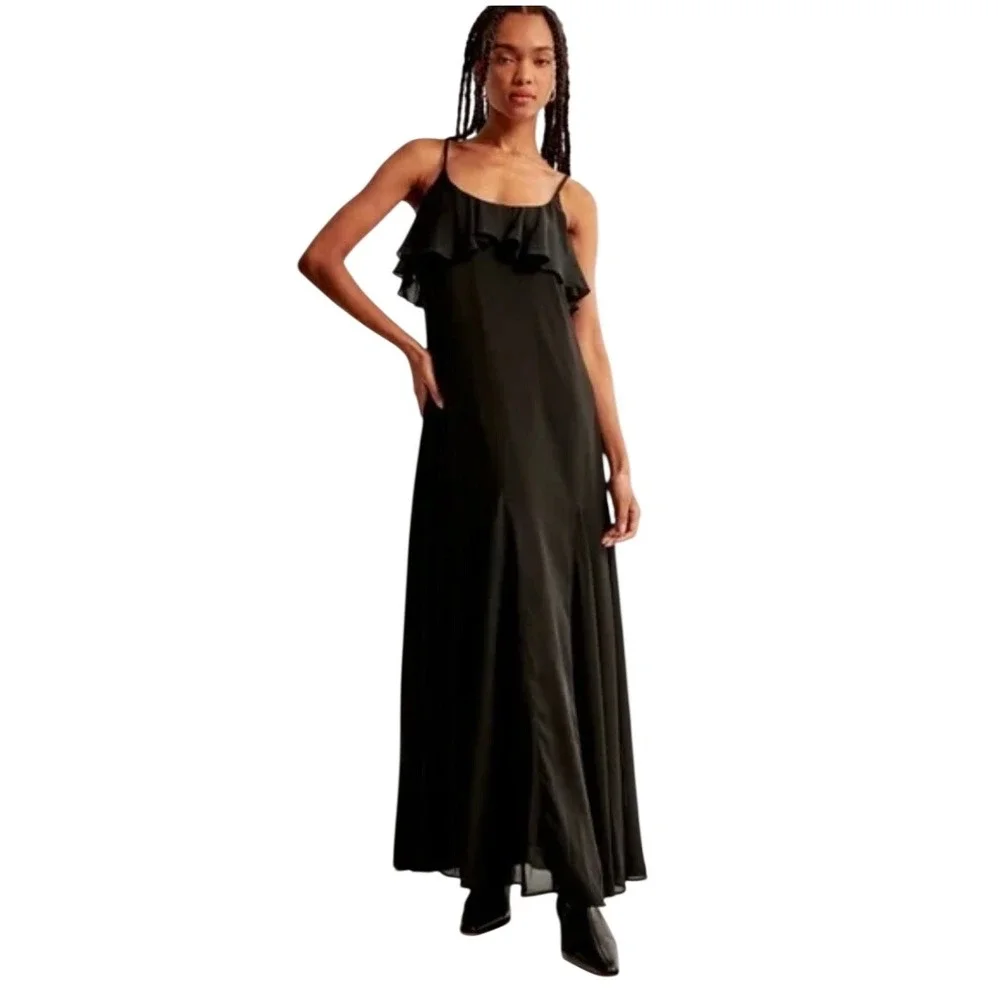 black halter neck evening dress Adrianna Papell Beaded Detail Halter Midi Sheath Dress main image 0